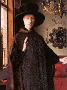 Jan Van Eyck Portrait of Giovanni Arnolfini and his Wife oil painting on canvas